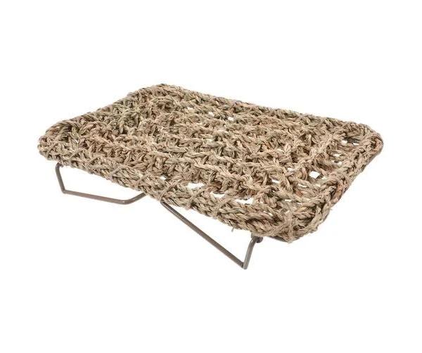 Reptile Lizard Lounger Bed Bearded Dragon Woven Straw Lounger Bed Reptile Snake Lizard Sleeping Bed