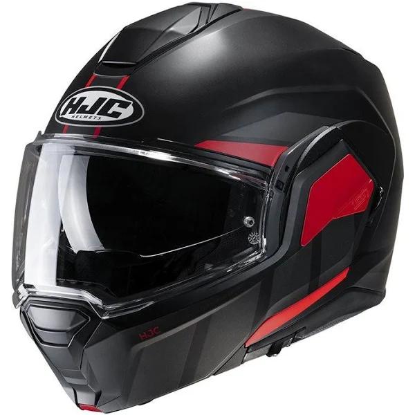 HJC i100 Beis Flip Front Helmet (Red)