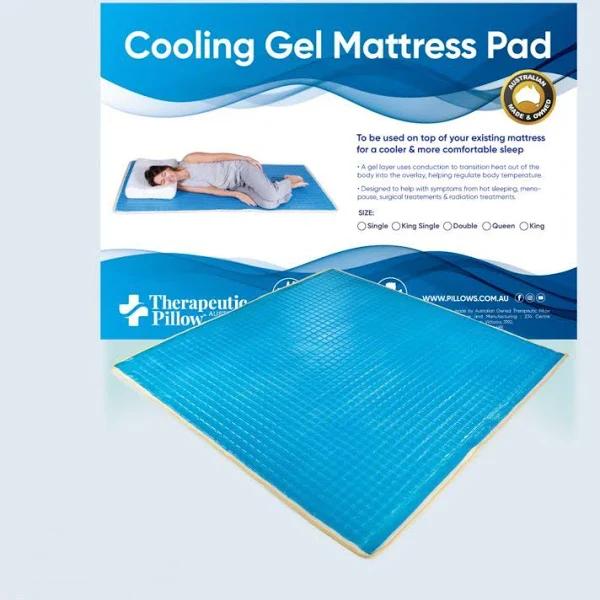 Therapeutic Pillow Thera-med Cooling Gel Mattress Pad