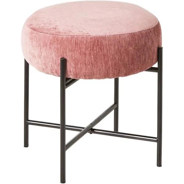 Mads Footstool Rose | Rose Pink | Upholstery | Early Settler Furniture