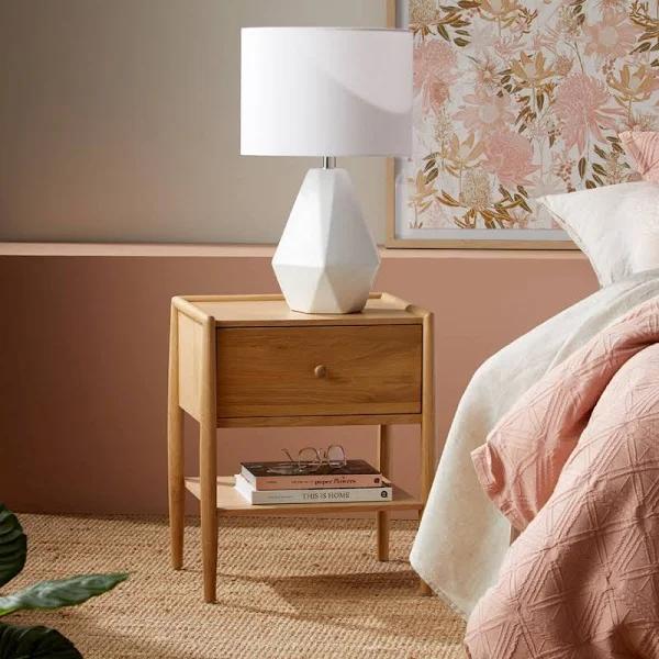 Adairs Dallas Oak Bedside Table