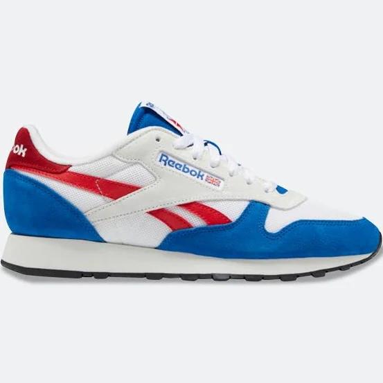 Reebok Classic Leather Make It Yours White Vector Red Blue