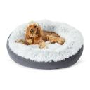 All Day Como Calming Donut Dog Basket Charcoal L 91x91x27cm