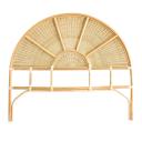 Sunrise Rattan & Wicker Bedhead Queen Size Natural