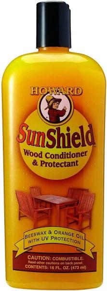 Howard SWAX16 Outdoor Furniture Wax, 16 oz, Yellow, 16 fl oz