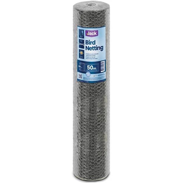 Jack 60cm x 50m x 1.3cm Bird Netting