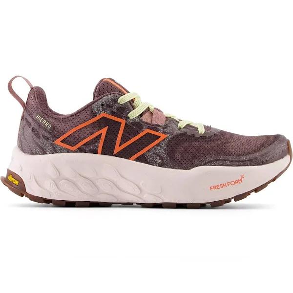 New Balance Fresh Foam x Hierro V8 Shoes Liqueur Brown White Women - 42.5