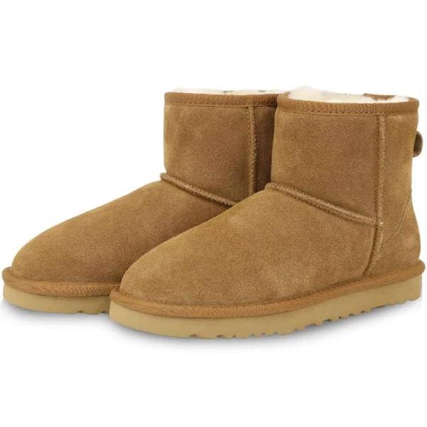 UGG Woolcomfort Classic Mini Boots Premium Australian Sheepskin - Black