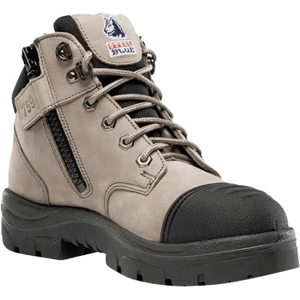 Steel Blue 512759 Ladies Parkes Zip Sided TPU/Scuff Cap Boot Slate / 10.5