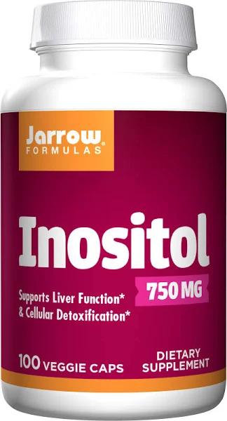 Jarrow Formulas - Inositol 750 MG - 100 Veggie Capsules