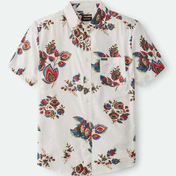 Brixton - Charter Print Woven Shirt - Off White - S