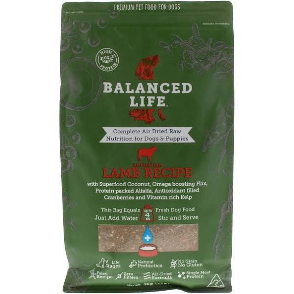 Balanced Life Dog Food 1kg Lamb