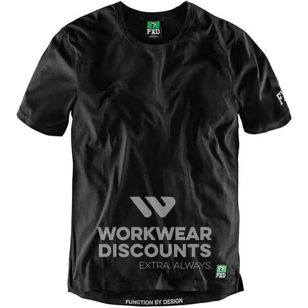 FXD WT3 Silvadur Antimicrobial Tech Tee - Black / 3XL