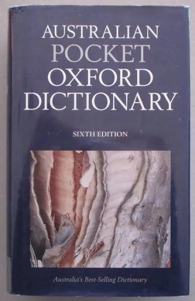 Oxford Pocket Dictionary Australian Edition