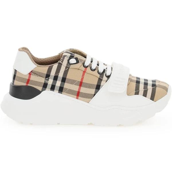 Burberry - Vintage Check Regis Sneakers, Men, Beige