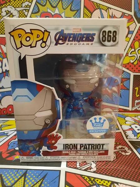 Avengers 4: Endgame - Metallic Iron Patriot Pop! Vinyl Figure (Funko Shop Exclusive)