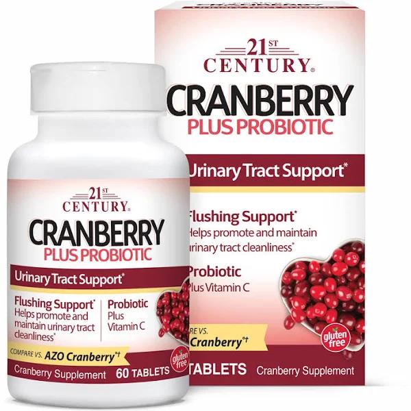 21st Century Cranberry Plus Probiotic - 60 Tablets