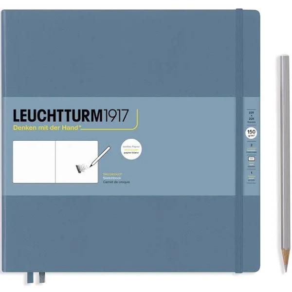 Leuchtturm1917 Sketchbook Square Stone Blue