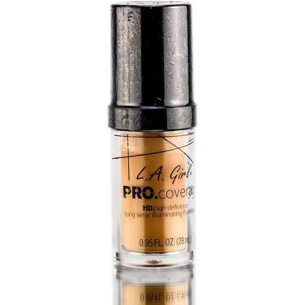 L.A Girl Pro Coverage Illuminating Foundation - Tan