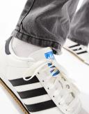 Adidas Originals Kick Sneakers in White and Black