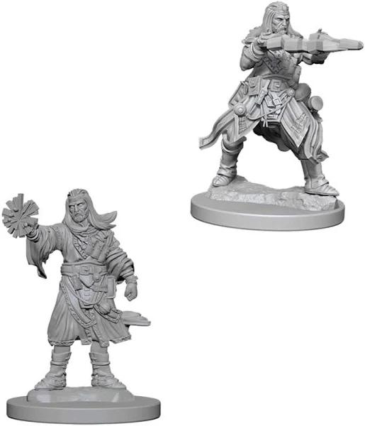 Pathfinder - Deep Cuts Unpainted Miniatures: Human Male Wizard