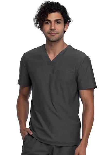 Form by Cherokee Men's Scrubs Tuckable V-Neck Top Navy / XL