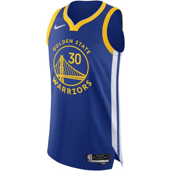 Stephen Curry Warriors Icon Edition 2020 Nike NBA Authentic Jersey - Blue - 50% Recycled Polyester