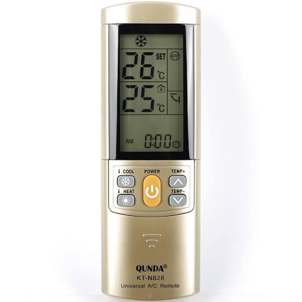 Kt-n828 Set Universal Air Conditioner Remote Control LCD Large Screen Cooling and Heating Sleep Mode - Earn Everyday Rewards, AfterPay Available