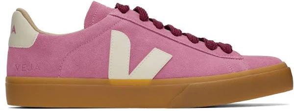 Veja Campo Bold Suede Sneakers in Pink