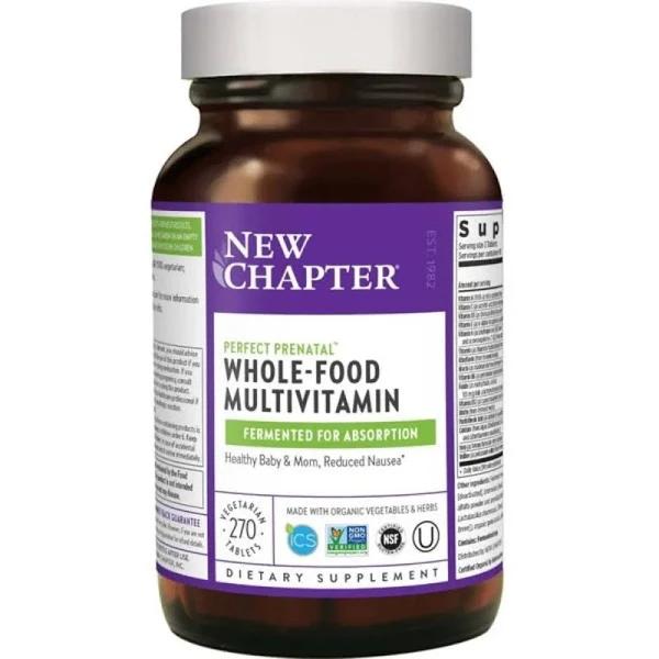 New Chapter, Perfect Prenatal Multivitamin, 192 Vegetarian Tablets