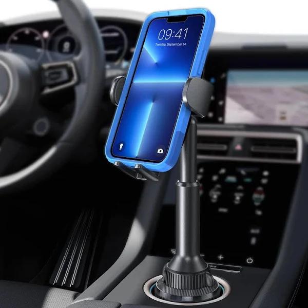 Cup Holder Phone Mount For Car, No Shaking Black