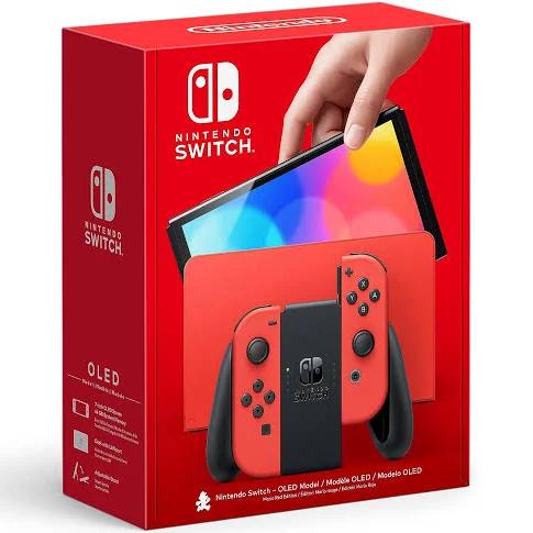 Nintendo Switch OLED 64GB - Mario Red Edition