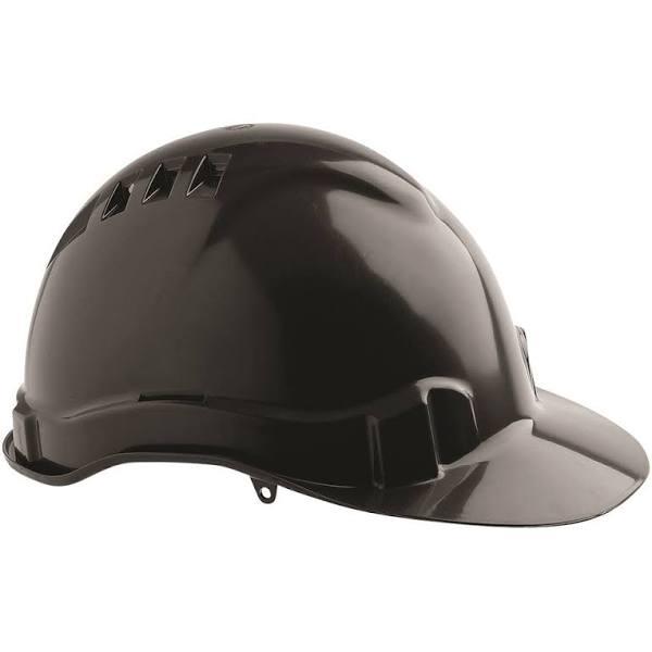 V6 Hard Hat Vented Pushlock Harness - Black