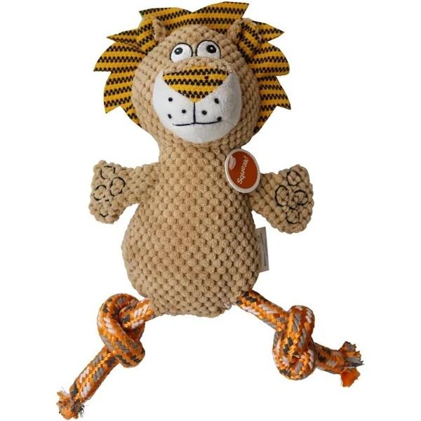 Paws & Claws 35cm Animal Kingdom Rope Leg Pet Toy - Assorted