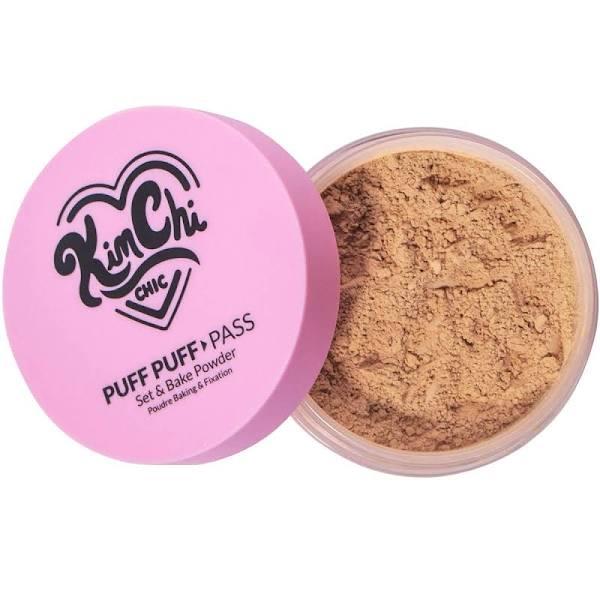 Kimchi Chic Beauty Powder Puff Pass Set & Bake Powder Sun Tan 24g