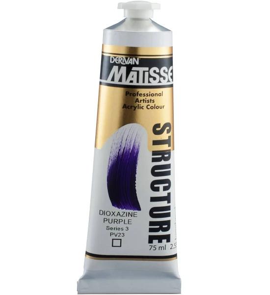 Matisse Structure Acrylic 75ml S3 - Dioxazine Purple