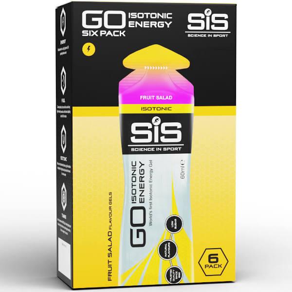 Sis Go Isotonic Energy Gels Fruit Salad 60ml (6 Pack)