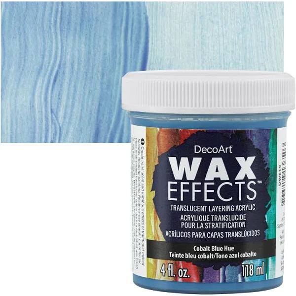 DecoArt WaxEffects Acrylics 4oz - Cobalt Blue Hue