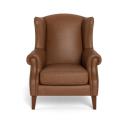 Classic Wing Leather Occasional Armchair Nut by Freedom