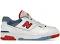 New Balance 550 White True Red Atlantic Blue