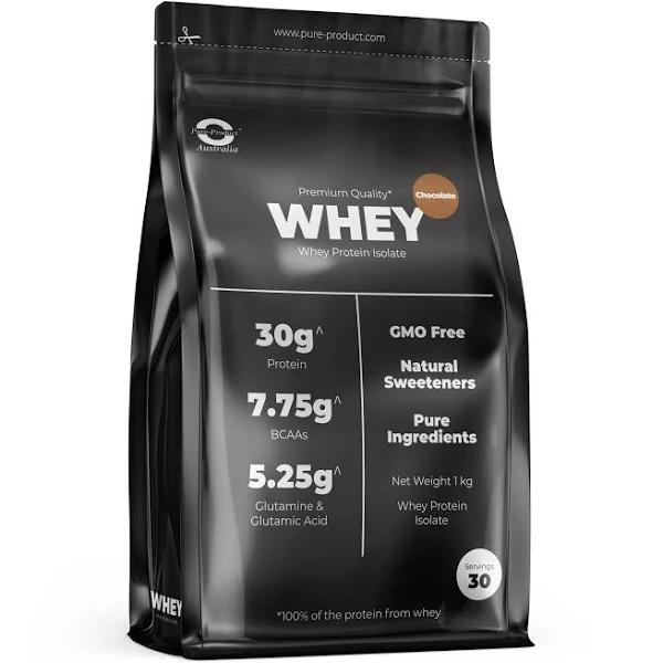 Pure Product Australia 100% Whey Protein Isolate Chocolate 3kg