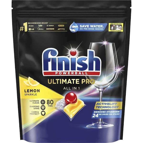 Finish Ultimate Pro Dishwashing Tablets Lemon 80 Pack