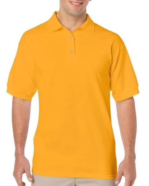 Gildan 8800 Adult DryBlend Jersey Polo Gold - Size: XL Colour: Gold, S