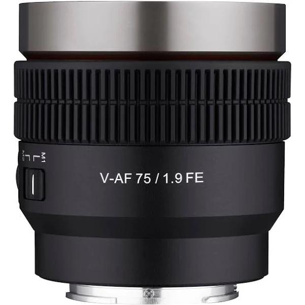 Samyang Cine V-AF 75mm T1.9 FE Lens (Sony E-Mount)