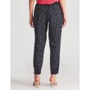 Katies Woven Tie Waist Ankle Pants - Abstract Spot - Womens Trousers - Size 20 - Ezibuy