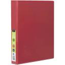 J.Burrows Insert Binder A4 2 D-ring 25mm Red