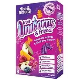 Nice & Natural Fruit Unicorn Raspberry Orange 136g