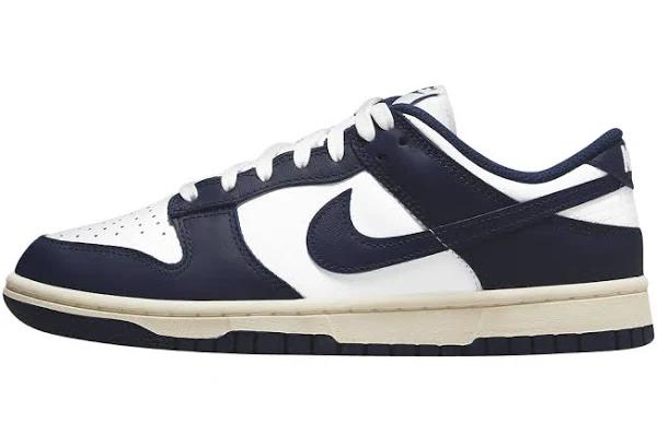 Nike Dunk Low 'Vintage Navy' Sneakers | Blue | Women's Size 8