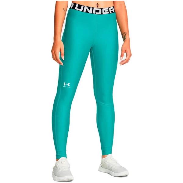 Under Armour HG Authentics Leggings Green S Woman 1383559-482-SM