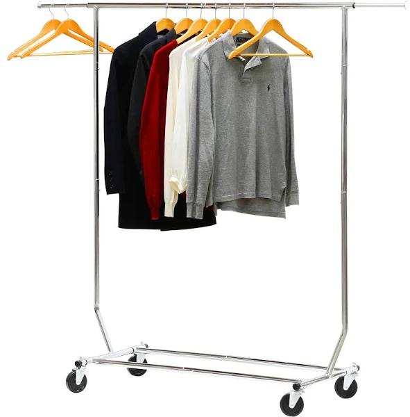 SimpleHouseware Commercial Grade Clothing Garment Rack, Chrome